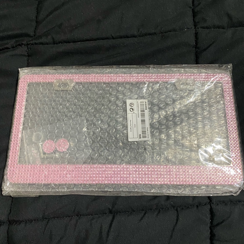SHEIN Pink Beaded Tablet Case